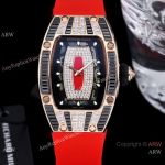 Swiss Grade Richard Mille Bust Down Lady RM007 Watch Rose Gold Watch